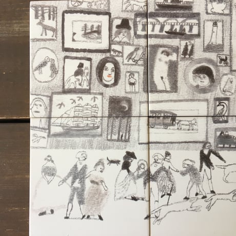Laura Carlin  tiles   "London's Royal Academy"
