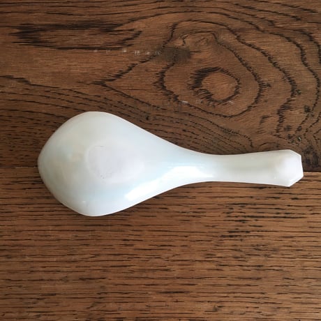 五十嵐元次　白磁　レンゲ(大)
