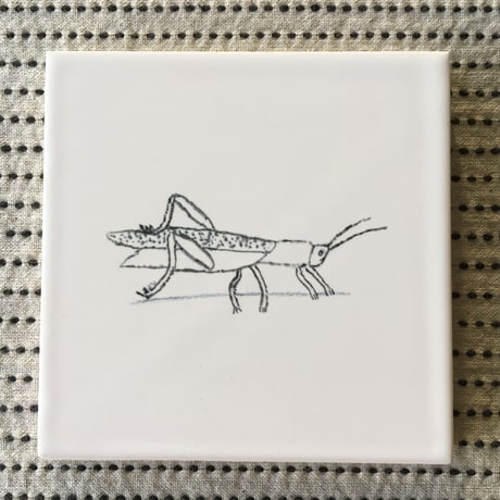 Laura Carlin tiles   "Animals"   GRASSHOPPERS