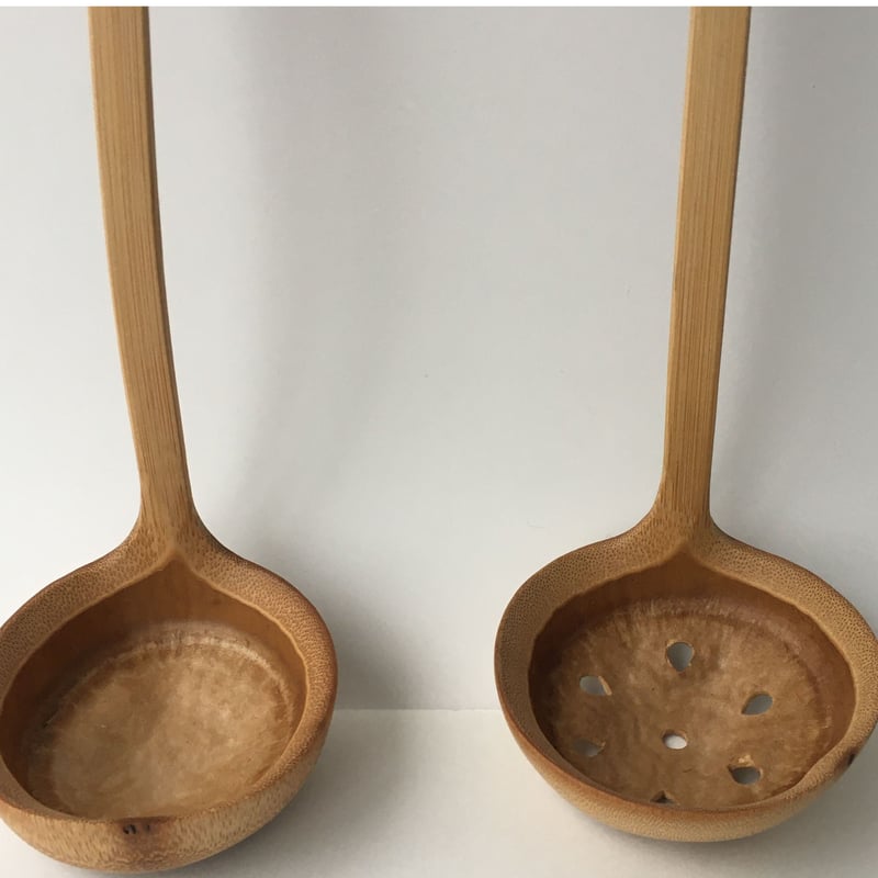 下本一歩 スス竹のお玉(小)・穴あきお玉(小) | 黄色い鳥器店