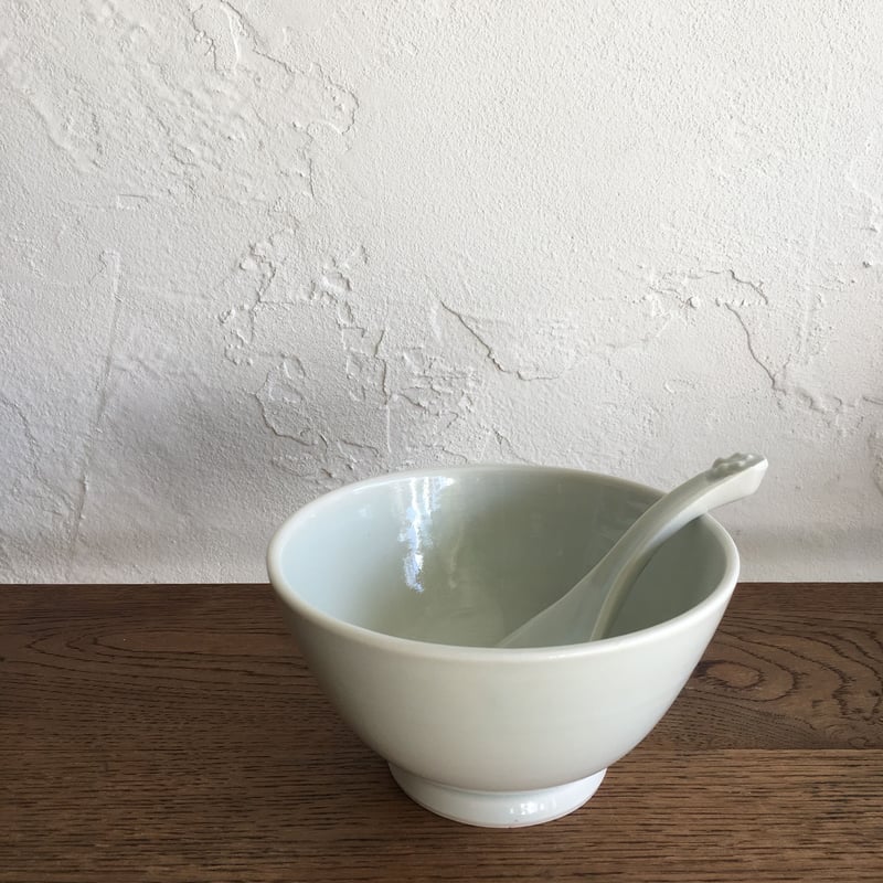 五十嵐元次 白磁 レンゲ(大) | 黄色い鳥器店