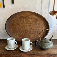 日高伸治　白磁 カップ&ソーサー
