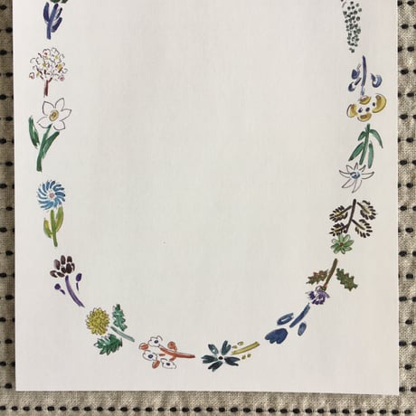 ちえちひろ　お花の便箋セット