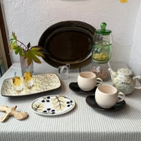 新品未使用　日高伸治作　中皿　2枚セット 日高伸治 白磁 輪花皿 | 黄色い鳥器店