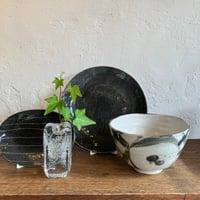 新品未使用　日高伸治作　中皿　2枚セット 日高伸治 白磁 輪花皿 | 黄色い鳥器店