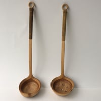 下本一歩　スス竹のお玉(小)・穴あきお玉(小)