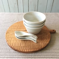 加藤恵津子 クロス皿 格子 | 黄色い鳥器店