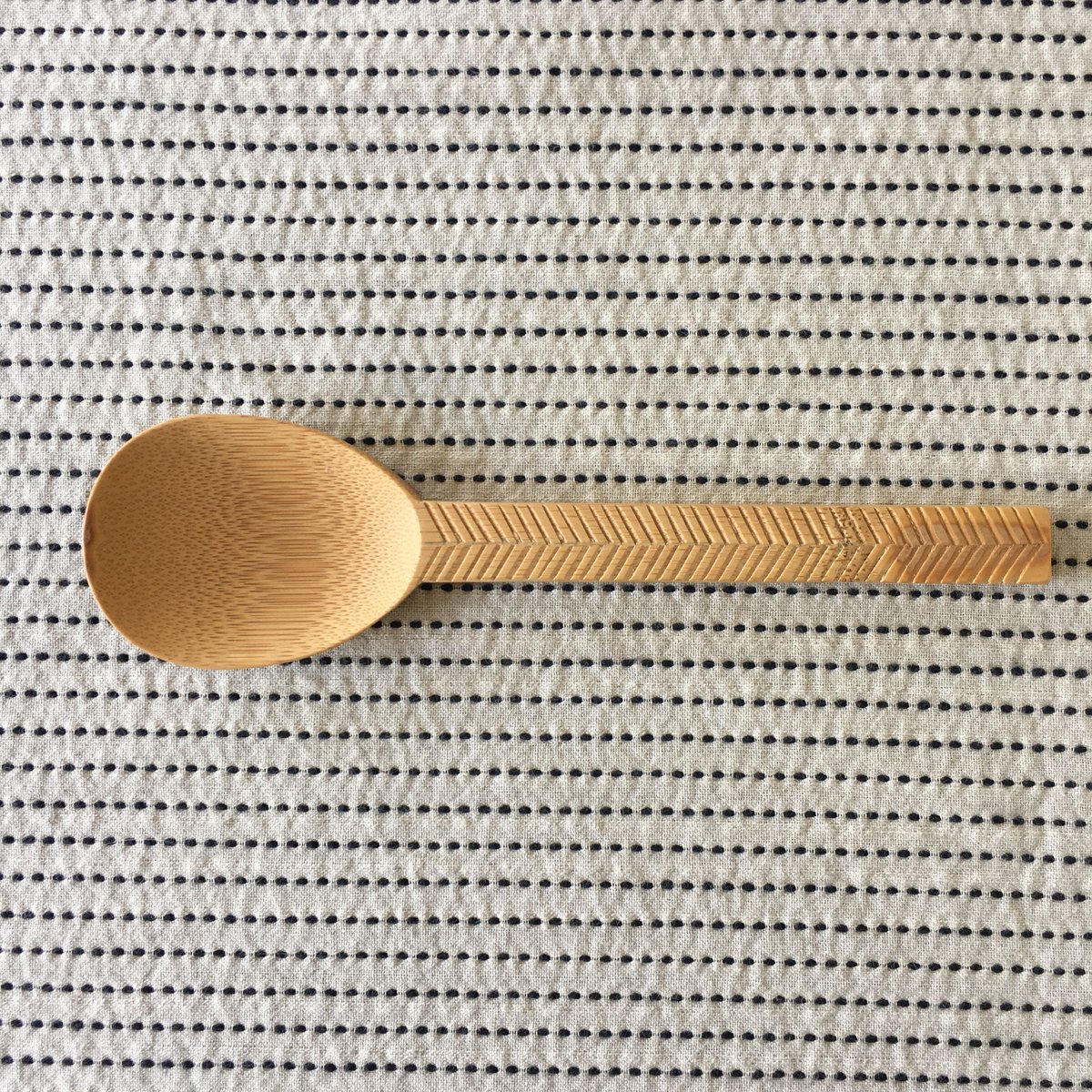 下本一歩 スス竹 取り分けスプーン | 黄色い鳥器店