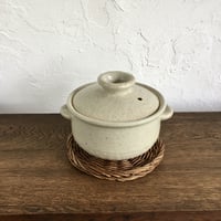 杉本寿樹　白釉 小鍋