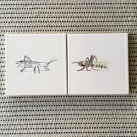 Laura Carlin tiles   "Animals"   GRASSHOPPERS