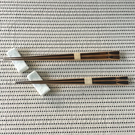 下本一歩　スス竹の箸