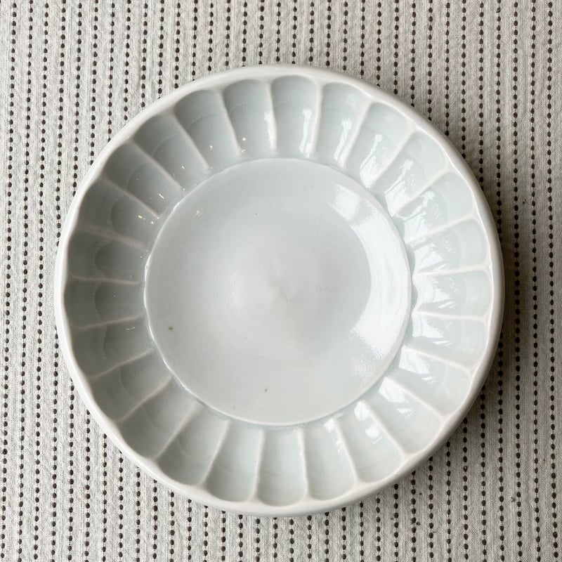 五十嵐元次 菊皿 6寸 | 黄色い鳥器店
