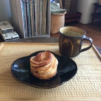 杉本寿樹　飴釉　木瓜皿(大)