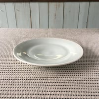 五十嵐元次　白磁　6寸皿