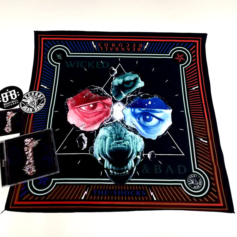 06.Wicked＆Bad オリジナルバンダナ | BEAN BALL RECORDS ONL