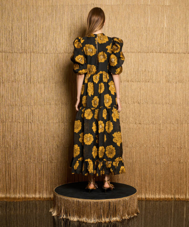 sister jane / DREAM Aretha ジャカード ミディドレス | ANOCOLOE 