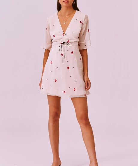 FINDERS /  CHI CHI MINI DRESS VANILLA DAISY