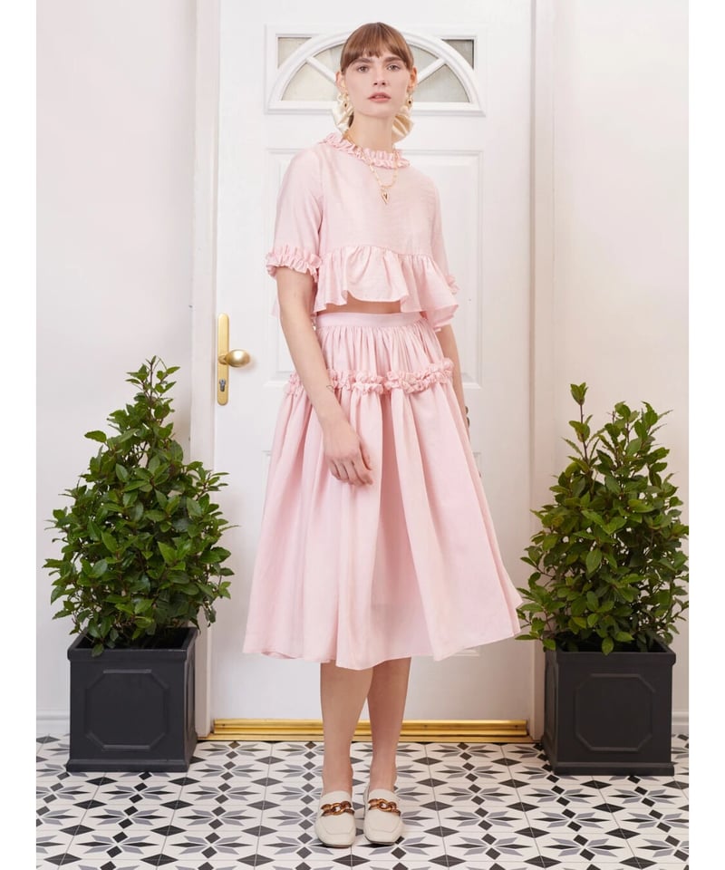 sister jane / Simply フリルミディスカート | ANOCOLOE 