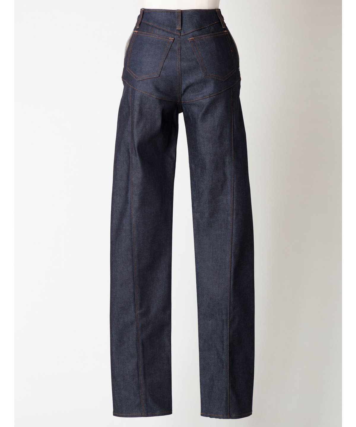 FETICO / 12oz HIGH-RISE COATING JEANS ( Indigo