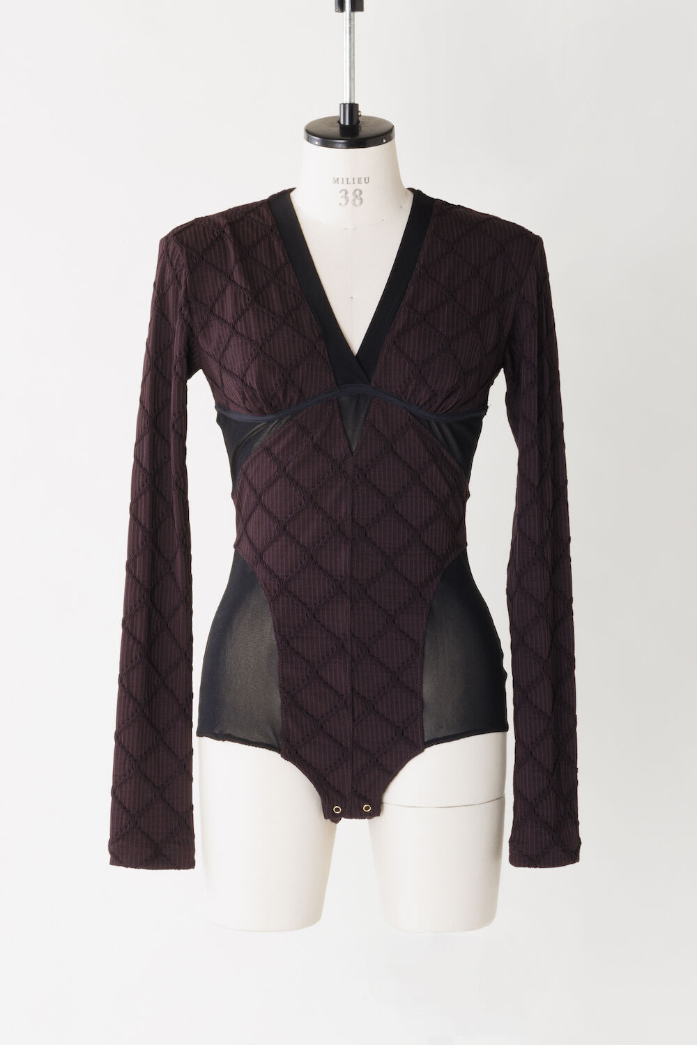 FETICO フェティコ Mesh Jacquard Bodysuit