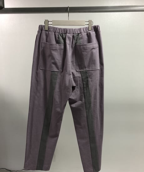 QUWAGI  / Center Line Pants ( Purple )　Men's