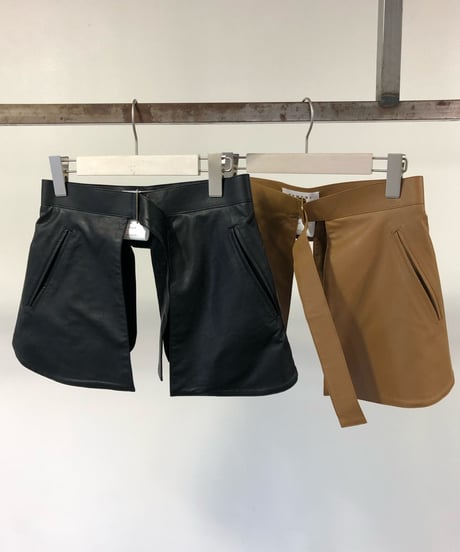 QUWAGI  / Pocket belt ( Tan、Black )