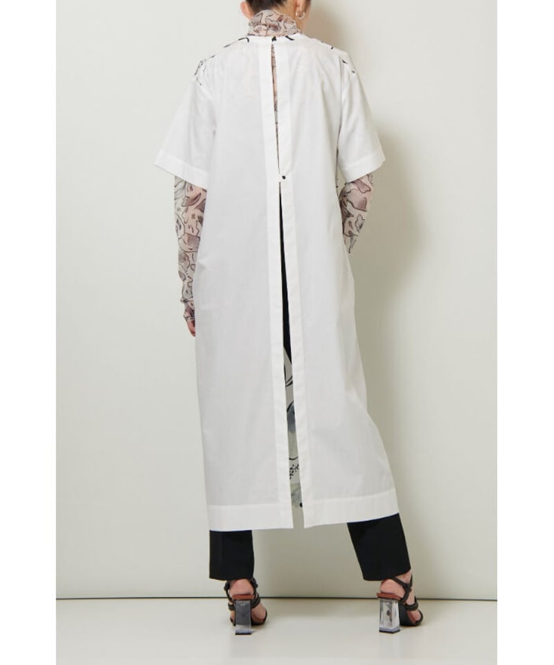near.nippon / フローラル柄 バックスラッシュ Tワンピース near.nippon / フローラル柄 バックスラッシュ Tワンピース