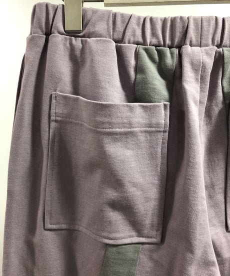 QUWAGI  / Center Line Pants ( Purple )　Men's