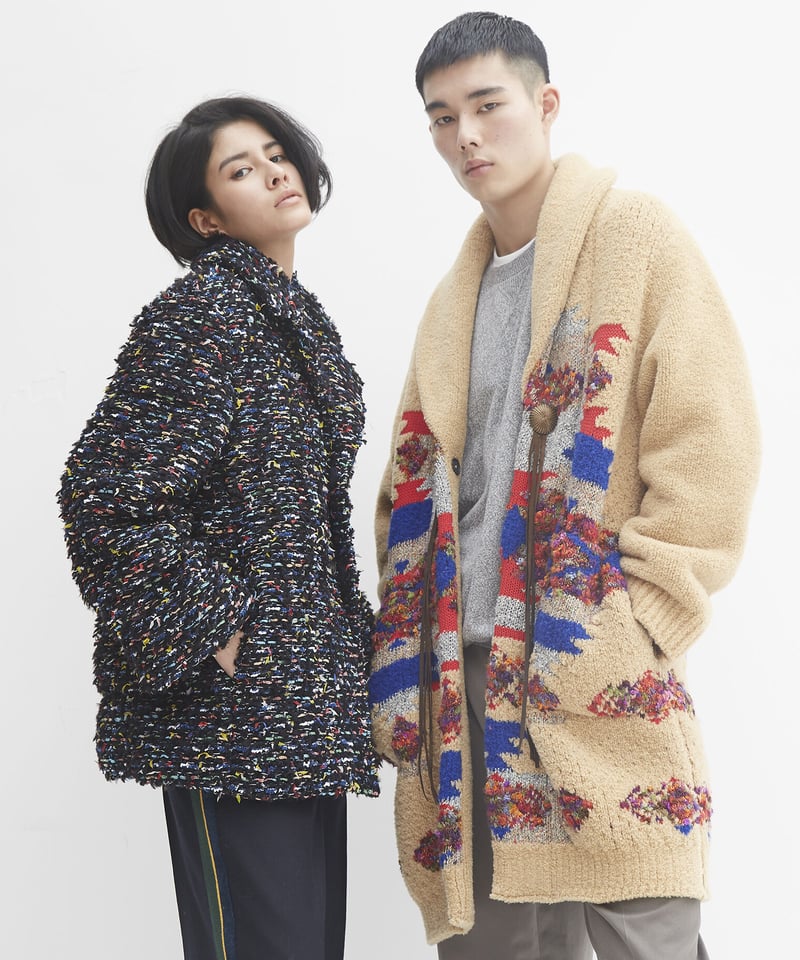 COOHEM / VIMAR TWEED DOWN JACKET | ANOCOLOE