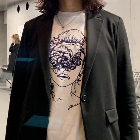 【受注生産・刺繍なし】花人(はなびと)Tシャツ