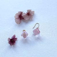 【限定1点ゴールドピアス】春の瞬き2022ver.-アシンメトリーピアス-
