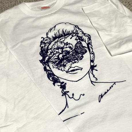【受注生産・刺繍なし】花人(はなびと)Tシャツ