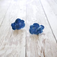 紫陽花イヤーカフ