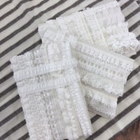 SALE＊綿フリルのはぎれ 福袋　5柄×50ｃｍ【細･中･太】
