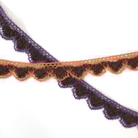 ポリエステルラメトーションレース　【81795】