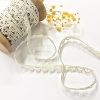 綿トーションレース  3ｍ巻【19821 Ivory】