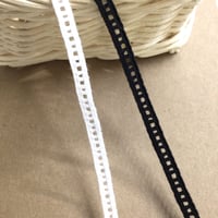 ハシゴ型綿ストレッチトーションレース【24396s】