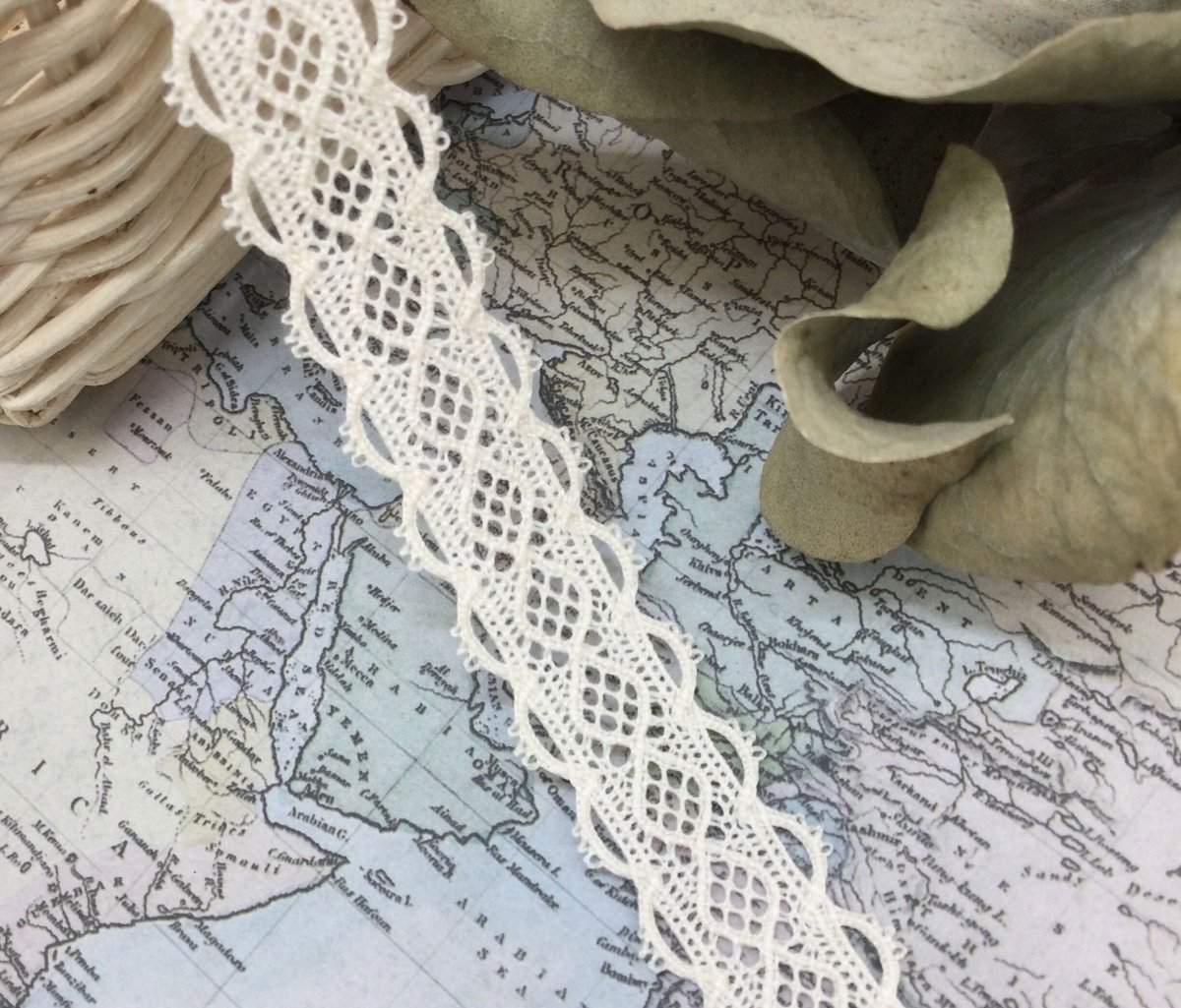 オーガニックコットン トーションレース【23060】 | レース屋さん