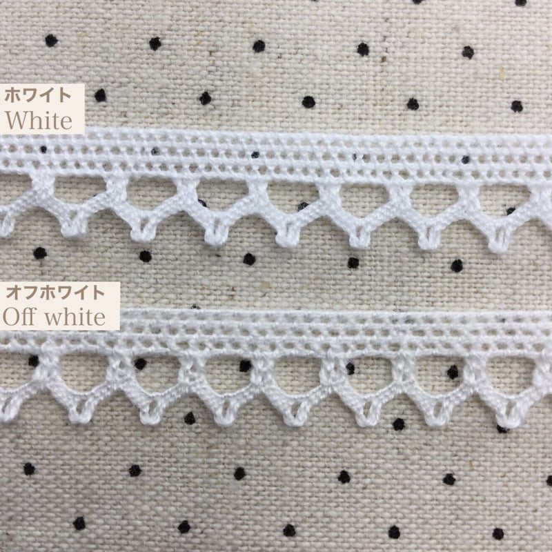 コットントーションレース 10m巻 【2546】 | レース屋さん