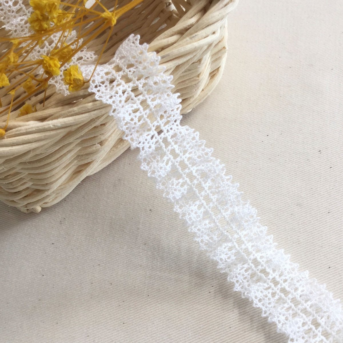 綿フリルトーションレース 【3061s】 | レース屋さん