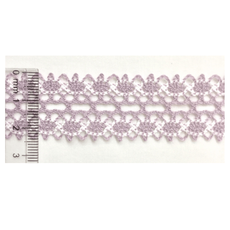 スモーキーカラー綿レース  2ｍ巻　【55011】