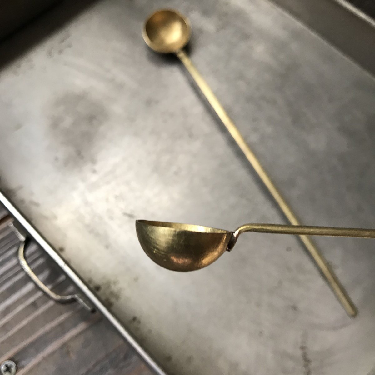 法器，真鍮製，古美術品 TWIST-9（真鍮色 ・ 古美色） 古美色 茶 | TETZBO
