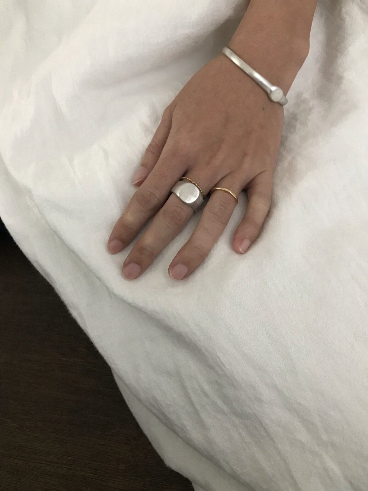 Round Signet Ring〈silver〉 | cicafu metal works Round Signet Ring〈silver〉 | cicafu metal works
