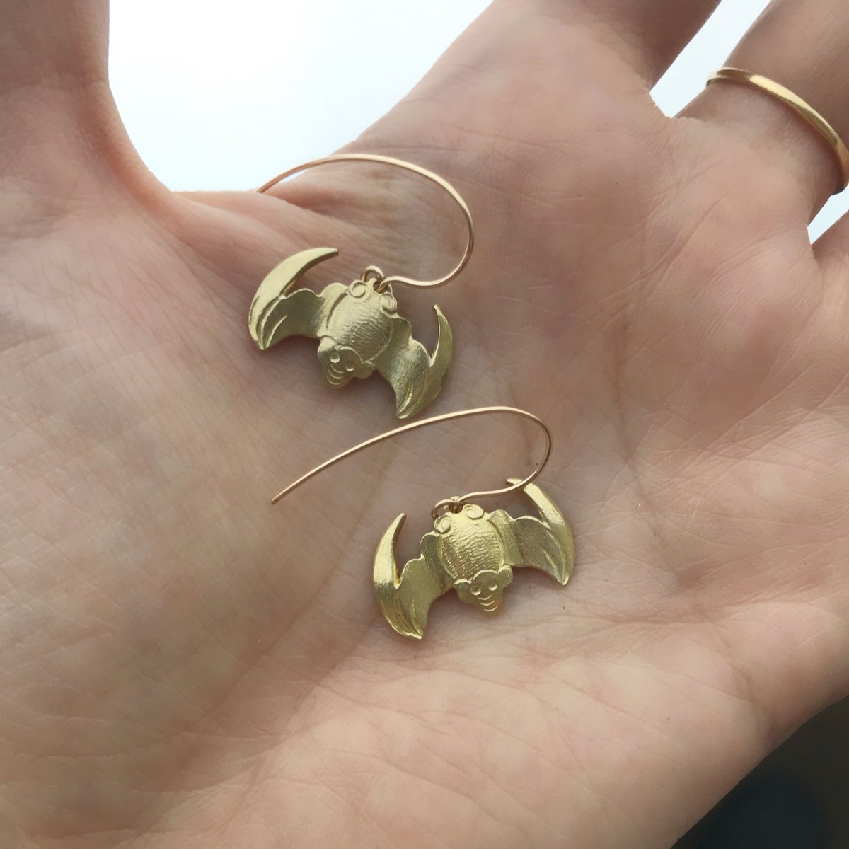 蝙蝠 ピアス | cicafu metal works