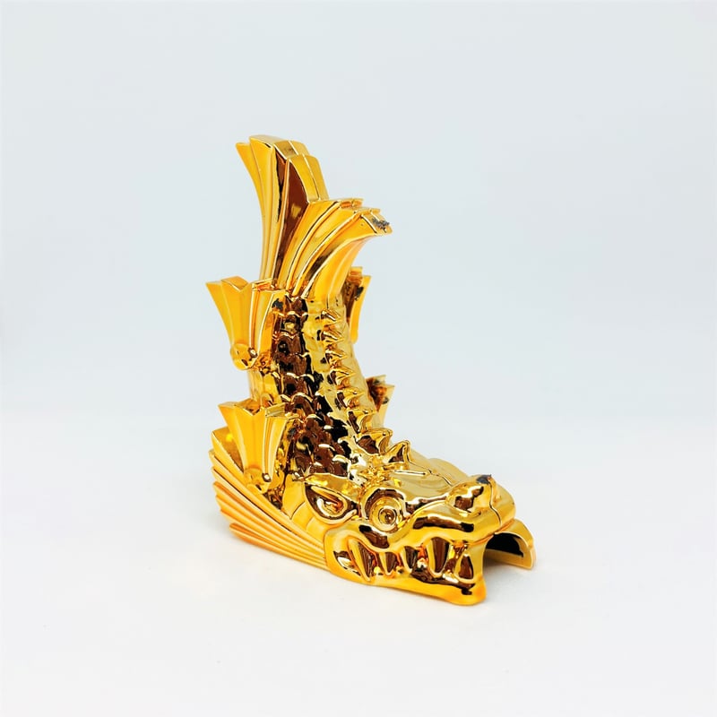 限定】1/24スケール 尼崎城シャチホコプラモデル【金鍍金（ゴールド