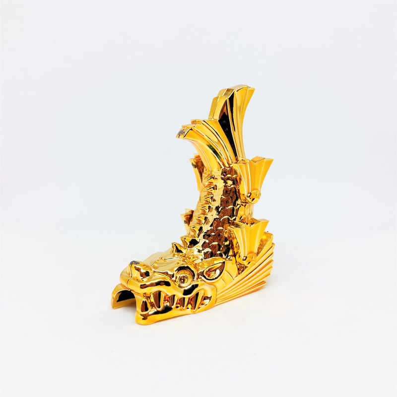 限定】1/24スケール 尼崎城シャチホコプラモデル【金鍍金（ゴールド