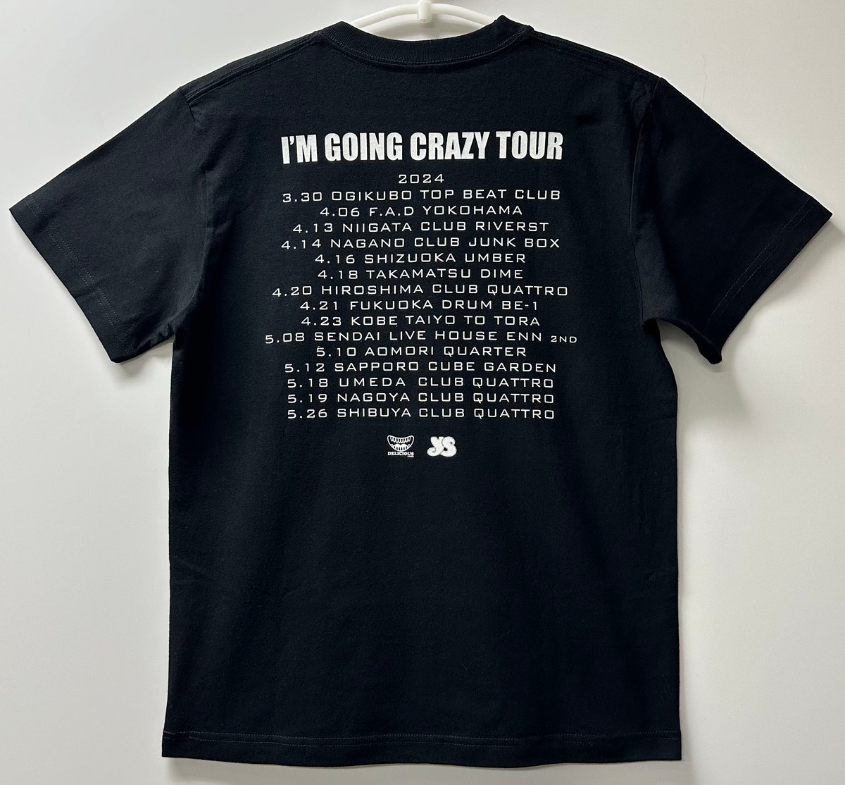 I'M GOING CRAZY TOUR Tシャツ | RED BAT