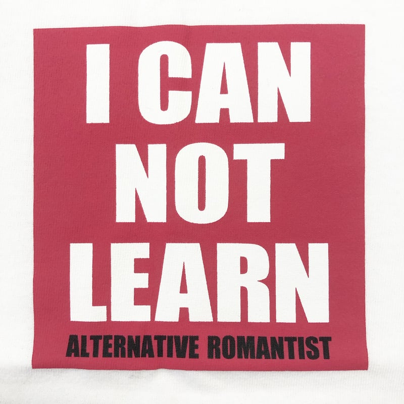 I CAN NOT LEARN Tシャツ | RED BAT