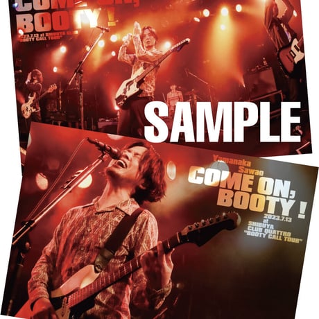 山中さわお「COME ON,BOOTY ! 2023.7.13 at SHIBUYA CLUB QUATTRO "BOOTY CALL TOUR"」