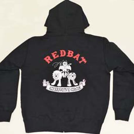 RED BAT “ALTERNATIVE CIRCUS” 厚手ジップパーカー